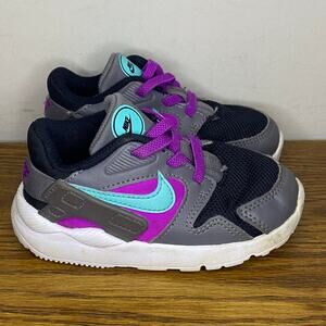 Nike LD Victory Gunsmoke Aurora Purple Toddler Kids SlipOn Play Sneakers Size 7C